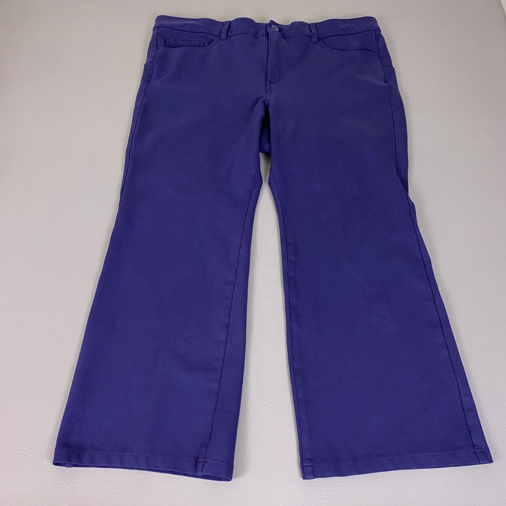 Studio by Torrid Bombshell Bootcut Trousers Pants Plus Size 22R Boot Navy Blue